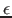 $\epsilon$